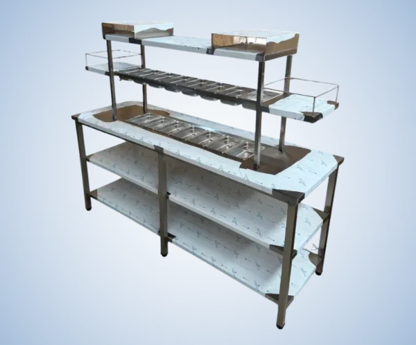 Mesa de armado 200x60x155cm