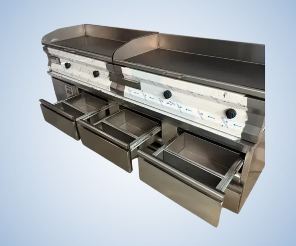 heladera bajo plancha 240x70x70cm