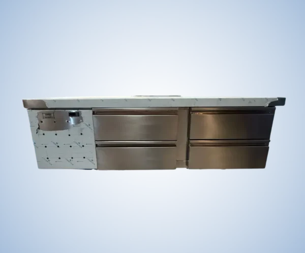 Heladera base refrigerada bajo plancha