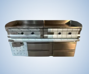 Heladera base refrigerada bajo plancha 200x70x70cm