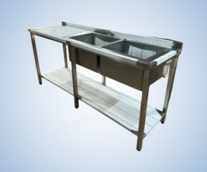 Mesada con bacha doble