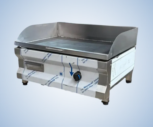 Plancha Burger sobre mesada/heladera